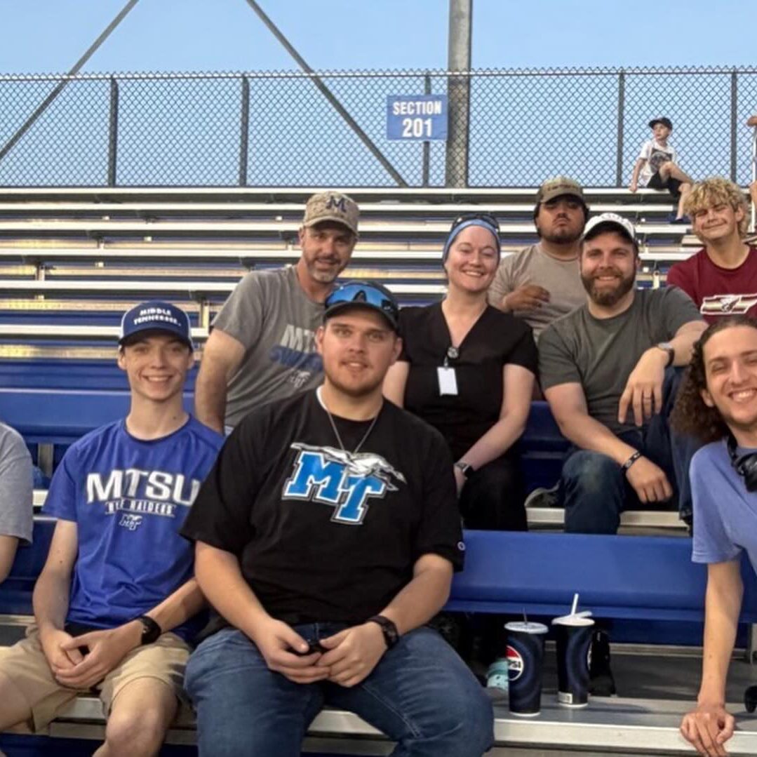third baptist church college and young adult ministry at an mtsu baseball game